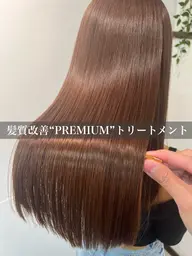 🏆髪質改善“PREMIUM”トリートメント🏆+枝毛カット+ヘッドスパ