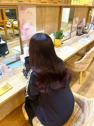 《お得なコースメニュー𖤐ﾐ》カット+カラー+5step(髪質改善)トリートメント