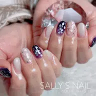 【春ネイル】おまかせアート/春モチーフ🌸桜ホロ、ドライフラワーアート💐フィルインオフ&ウォーターケア付きで浮きにくい