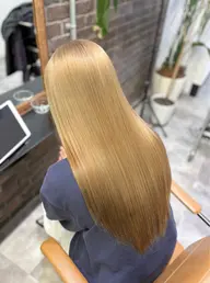 《U22》♡🏫ミニモ学割🏫♡艶髪ハイトーン🪄ケアブリーチ使用【ケアブリーチ➕カラー➕スチームトリートメント】