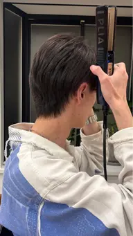 《 期間限定1日1名様 》men’s cut + クレンジング効果！炭酸シャプー