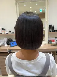 🎨グレイカラー(肩上、リタッチ)自然な白髪染めカラー✨