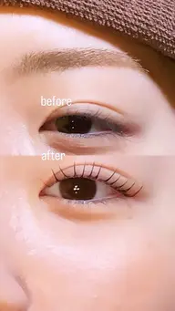 韓国風🇰🇷束間まつ毛パーマ🐬美容液コーティング仕上げ付き✨