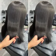 〖 人気no.1 〗顔周りカット + ケアカラー + 超音波5stepTOKIOトリートメント