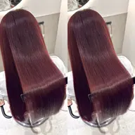 【🌸艶髪フルコース🌸】髪質改善縮毛矯正+トレンド暖色カラー+選べるトリートメント+メンテナンスカット🌷