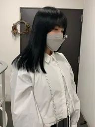 【前髪だけ切りたい方に🤍】前髪カット＆透明感シアーカラー＆3ステップトリートメント❤︎