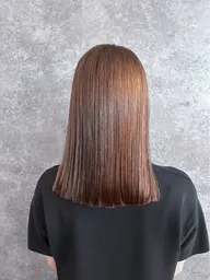 【ストレスフリーの艶髪に🌷】カット＋髪質改善ストレート
