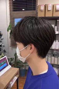 【メンズ限定初回来店のみ】カット＋髪質改善縮毛矯正
