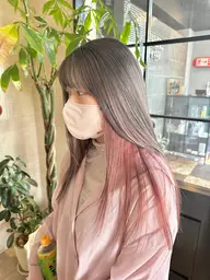 《リピーター様限定🩵》インナーカラー+カット+毛髪強度改善TR