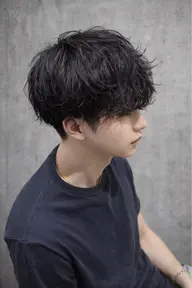 🪽何も決まってなくてOK🪽カット＋パーマ  セットが苦手でもラクに決まる🔥　¥5500