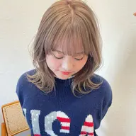 🤍 柔らかベージュカラー　ブリーチ込み