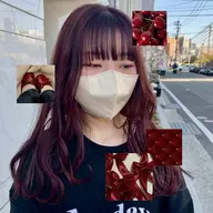 ブリーチなしでつくる暖色カラー🍉🍅+ 髪質改善トリートメント