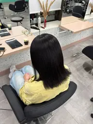 【ベーシックコース】カット+縮毛矯正+艶トリートメント✨️