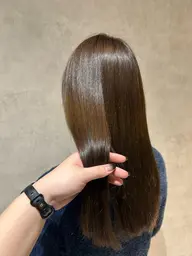 《💙口コミ限定💙》🌟艶カラー+4stepトリートメント+マイクロバブル🫧※ブリーチ無