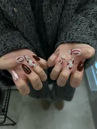 ‼️空きあり🈳‼️【スカルプ】オフ無し10本長さだしアート🎨