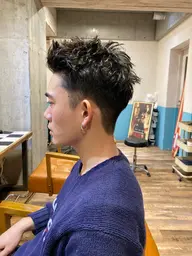 刈り上げサイド＋バック