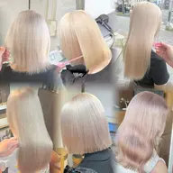 🍀うる艶ハイトーン🍀ダメージ95%減!!最新ケアブリーチ×フルカラー ￥13000~