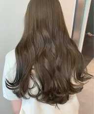 ✨透明感ベージュカラー+3stepトリートメント+シャンプーブローコテ巻き仕上げ🍂