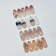 🌼Jrネイリスト 🌼チップ長さ出し10本 🌼選べるトレンドデザイン4種 (オフあり・なし)¥4,500※現金のみ