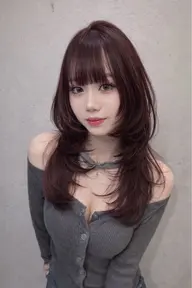 💄ミニモ学割💄カット+ブリーチありorなしWcolor＋髪質改善トリートメント🫧 トレンドカット韓国上品な艶カラー