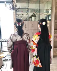 【早朝🆗応相談♪】卒業式袴☆着付けとヘアセット