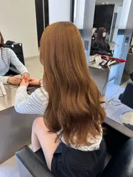 【ブリーチなし⁉️で明るくしたい方💙】ブリーチなしダブルカラー+クイックトリートメント🫶