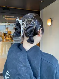 卒業式hair set💐