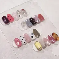 オフ込☆シンプルアートコースアート2本+他ワンカラーorラメグラ