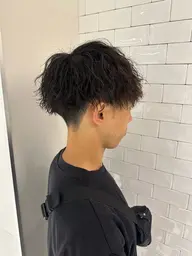 ⚠️【メンズ】ご新規様限定クーポンメニュー⚠️カット+選べるパーマ(ツイストスパイラルor波巻きok)