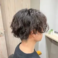 メンズカット+ダメージレスパーマ🌀