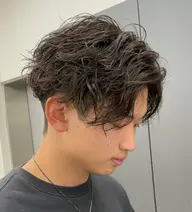 メンズカット＋スパイラルパーマ＋トリートメント
