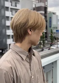 ブリーチカラー＋ツヤツヤ続くトリートメント(ハイライト／デザインカラー)