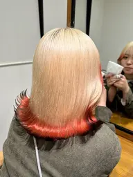 前頭ブリーチ＋トリートメント