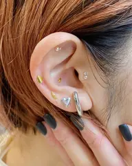 【👂耳ツボジュエリー付き】カット+カラー+1stepTR🧡