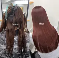 【予約殺到🫧】特別価格✨サラ艶髪へ🫶🏻美髪矯正🎀【縮毛矯正】