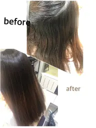 😋カット➕縮毛矯正➕トリートメント