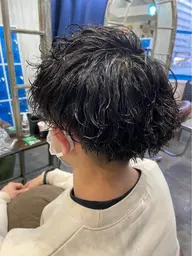 男性人気No. 1🥇【💓朝の時間短縮】=カット+トップパーマ✨🧑🏻🦱