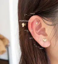 耳ツボジュエリー💎10​〜​14粒まで