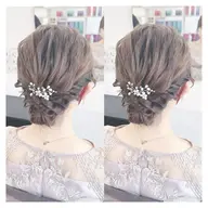 早朝ヘアセット🫧