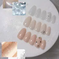 〈Hand〉〈新規オフ込〉サンプルから選ぶ！美爪ちゅるんサンプル／韓国ネイル🩵🎶