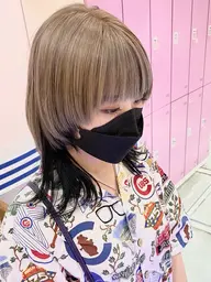 🛒トレンド感のあるカラーしたい方へ🛒カット+ダブルカラー+2stepトリートメント(ブリーチ一回込み)