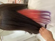 【人気NO'1】インナーカラー×3stepTR🌈ブリーチ2回込み【ナノバブル込】