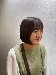 【気になってきた方🙋🏻‍♀️】前髪カット＋カラー