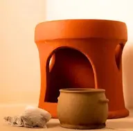 信楽焼陶器のよもぎ蒸し【沖縄オーガニックよもぎ使用】¥3900