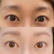 アイブロウWaxと上睫毛パーマ✨