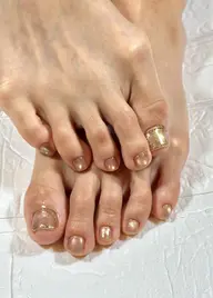 【初回オフ無料】フット定額デザインネイル