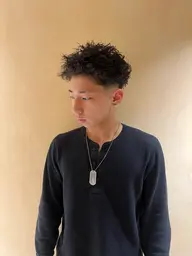 【期間限定】カット➕ツイストパーマモデル【メンズカット】【メンズパーマ】