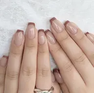 【ナチュラル】カラグラ・フレンチ/オフ無料/目安100分