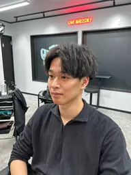 メンズカット+ヘッドスパ+眉カット