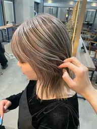 【大人ハイライト💖】コントラストハイライトカラー✨